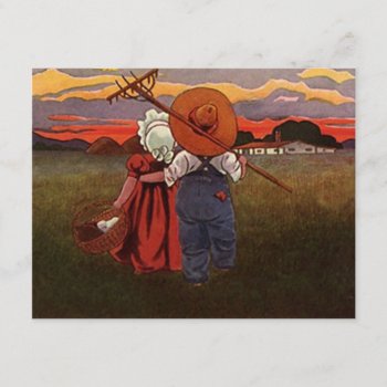 Sweet Rural Couples Image Anniversary Invitations by layooper at Zazzle