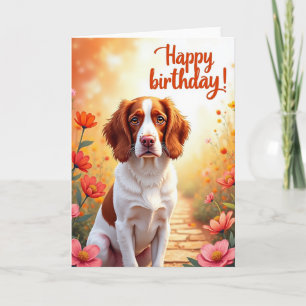 Sweet Russet Dog Card