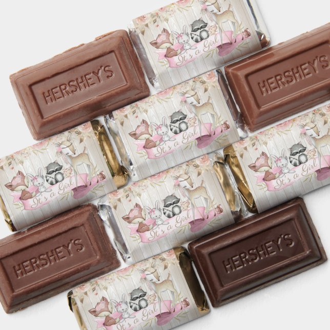 Sweet Rustic Forest Woodland Animal Baby Shower Hershey's Miniatures (Assorted)