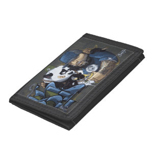 Sweet Sad Panda Found A Buddy Tri-fold Wallet