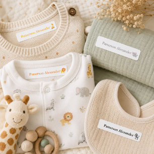 Sweet Safari Animal Labels