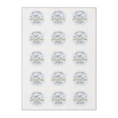 Sweet Safari Animals Baby Shower Cupcake Edible Frosting Rounds (Sheet)