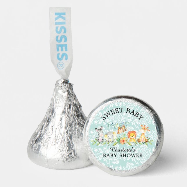 Sweet Safari Animals Sweet Baby  Hershey®'s Kisses® (Front)