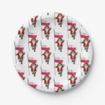 Sweet Saint Nicholas With Banner Of Poland Paper Plates at Zazzle