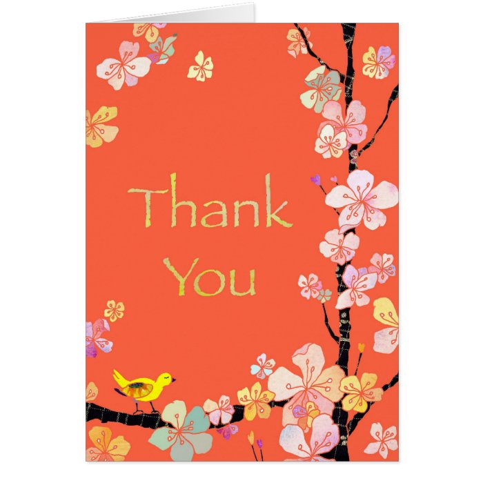 Sweet Sakuras Thank You Card