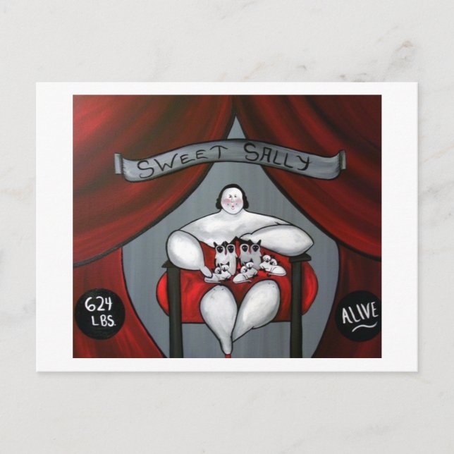 Sweet Sally Postcard (Front)