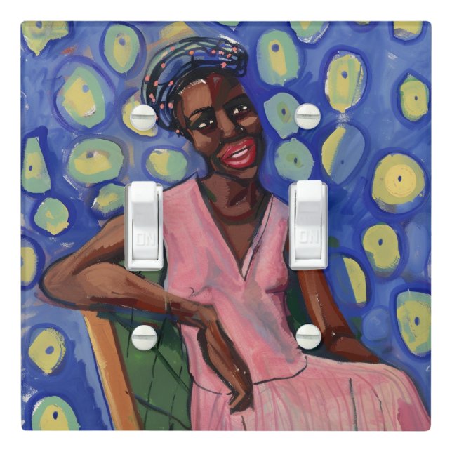 Sweet Sandy Light Switch Plate (In Situ)