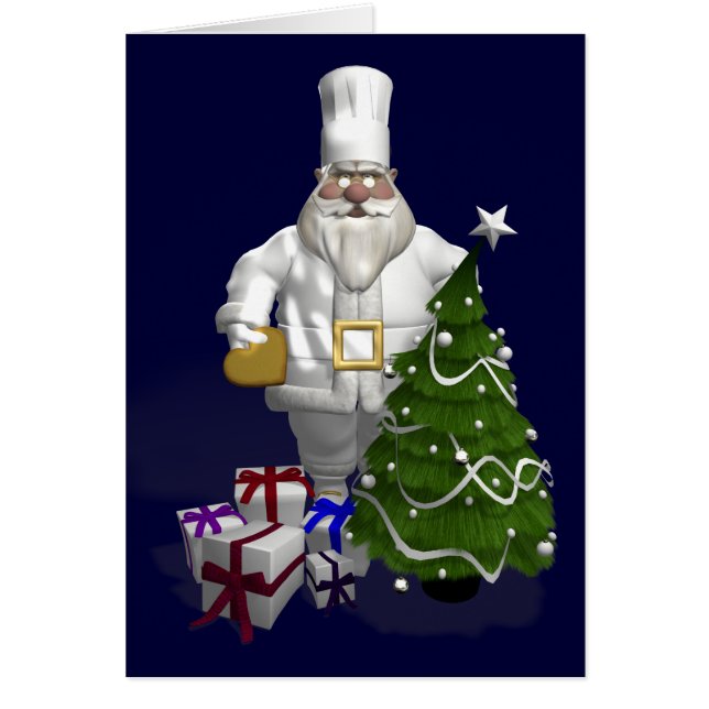 Sweet Santa Claus Cook Cards (Front)