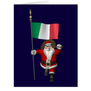 Sweet Santa Claus Loves  Italy Cards