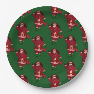 Sweet Santa Claus Strawberry Farmer Paper Plates