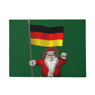 Sweet Santa Claus Visiting Germany Doormat