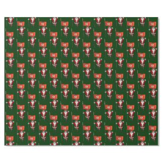 Sweet Santa Claus With Flag Of Hong Kong Wrapping Paper
