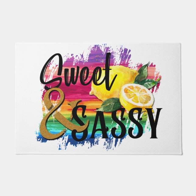Sweet & Sassy Doormat (Front)