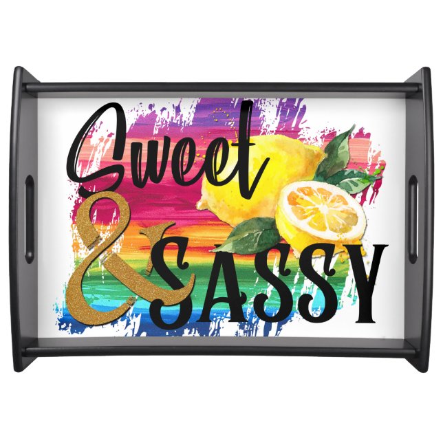 Sweet & Sassy Serving Tray (Front)