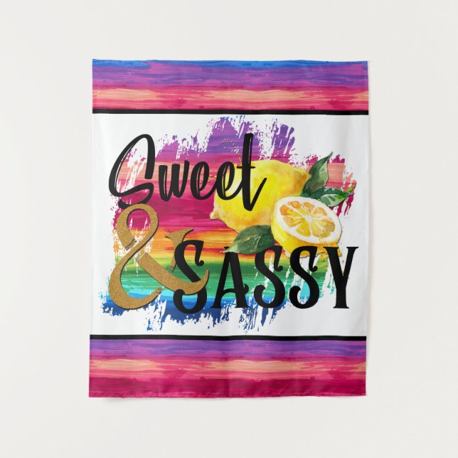 Sweet & Sassy Tapestry (Front)