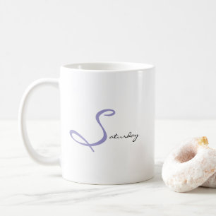 Sweet Saturday Relax & Recharge Home Cafe Decor Coffee Mug