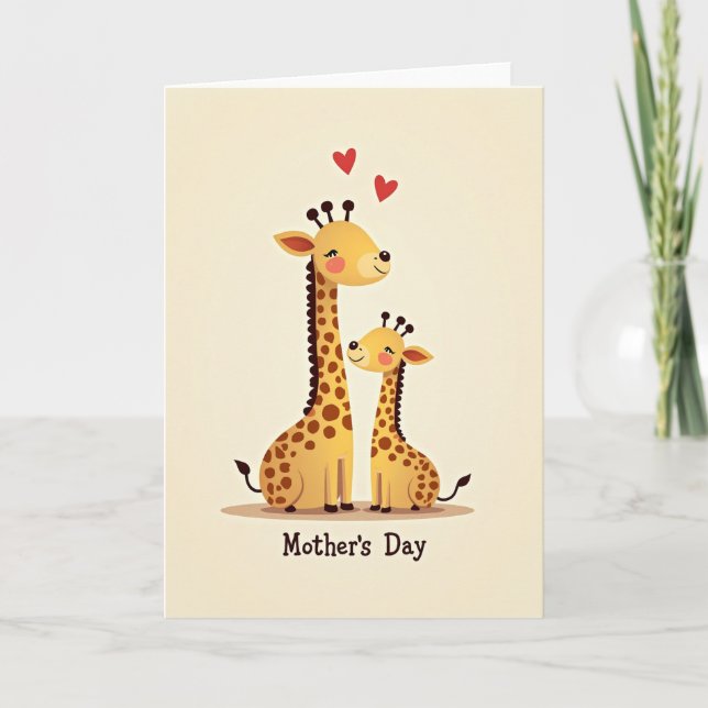 Sweet Savanna Mothers Day Card (Front)