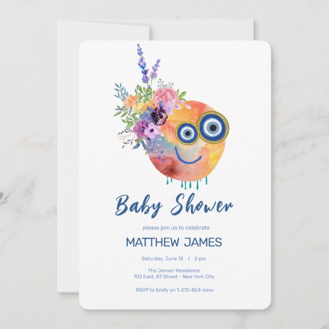 Sweet Save the Planet Baby Shower Invitation (Front)