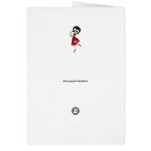 Sweet & Scary Skeleton Girl Cards (Back)
