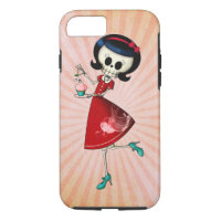 Sweet & Scary Skeleton Girl iPhone 8/7 Case