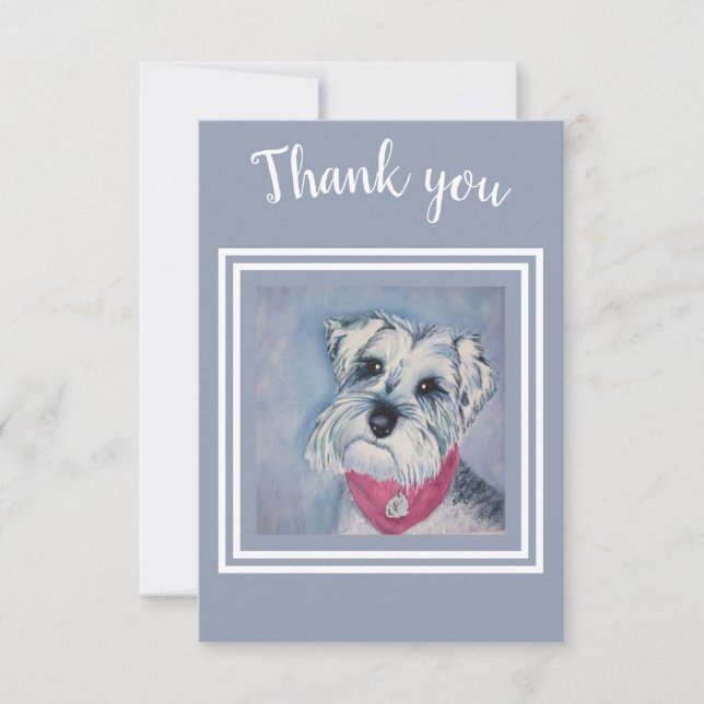 Sweet Schnauzer Thank You (Front)