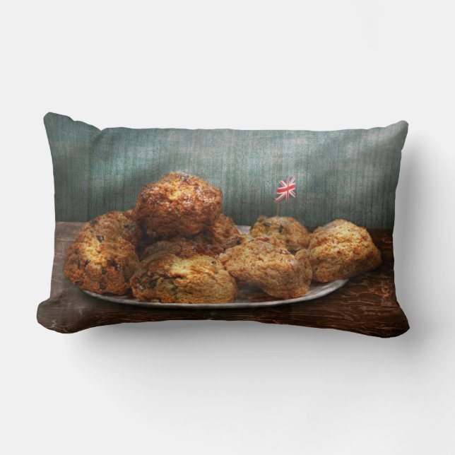 Sweet - Scone - Scones anyone Lumbar Pillow (Front)