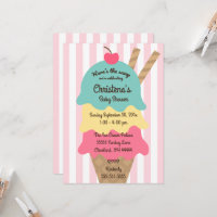 Sweet Scoop Ice Cream Baby Shower