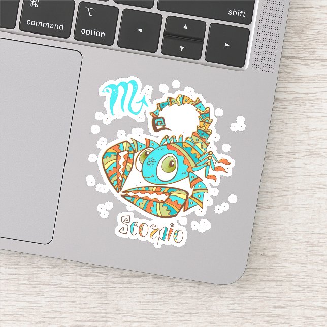 Sweet Scorpio Scorpion Sticker (Detail)
