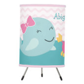 Sweet Sea Ocean Whale Baby Nursery Lamp (Front)