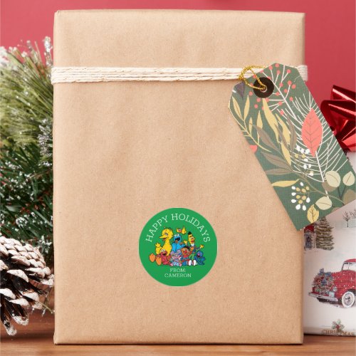 Sweet Sesame Street  Merry Christmas Gift Tag