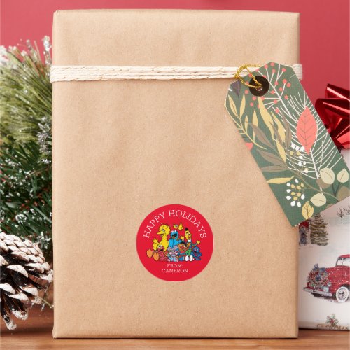 Sweet Sesame Street  Merry Christmas Gift Tag