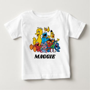 Sweet Sesame Street Pals Baby T-shirt by SesameStreet at Zazzle