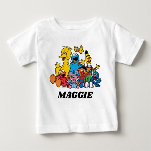 Sweet Sesame Street Pals Baby T_Shirt