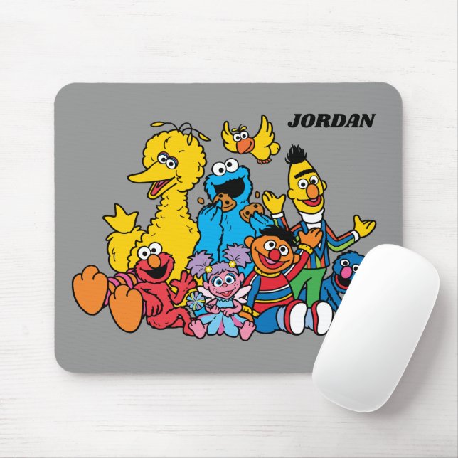 Sweet Sesame Street Pals Mouse Pad (With Mouse)