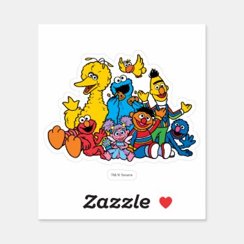 Sweet Sesame Street Pals Sticker by SesameStreet at Zazzle
