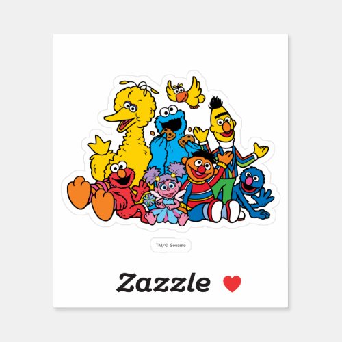 Sweet Sesame Street Pals Sticker