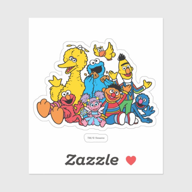 Sweet Sesame Street Pals Sticker (Sheet)