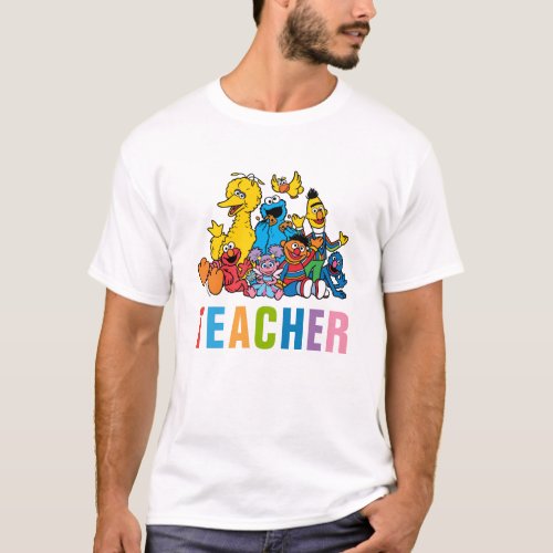 Sweet Sesame Street Pals Teacher T_Shirt