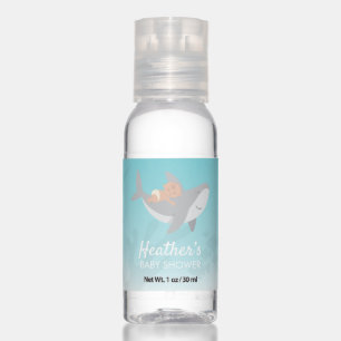 Sweet Shark Baby Shower Travel Bottle Set Hand San Sanitizer