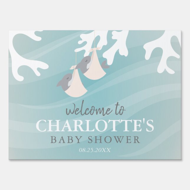 Sweet Shark Baby Sign (Front)