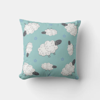 Sweet Sheep Throw Pillow for Kids