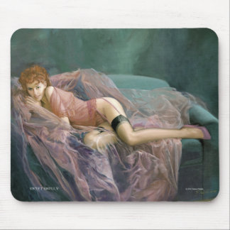 "SWEET SHELLY"  Pinup girl mouse pad