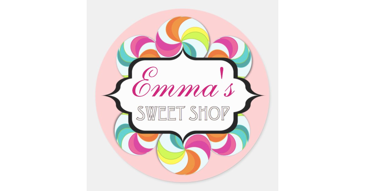 Sweet Shop Lollipop Stickers by Kelly Schwark |