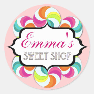 Sweet Shop Lollipop Stickers by Kelly Schwark