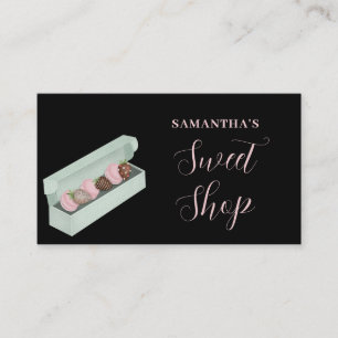 Sweet Shop QR Code Business Card