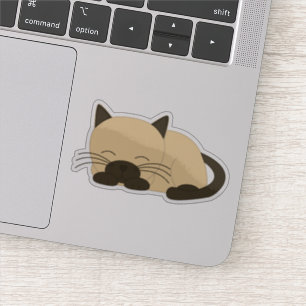Sweet Siamese Cat Sticker