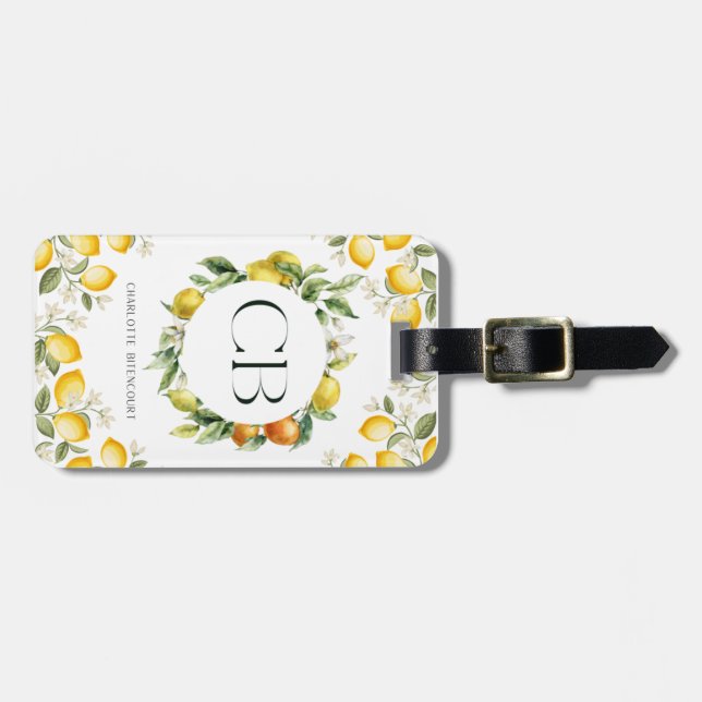 Sweet Sicily Baggage Label Luggage Tag (Front Horizontal)