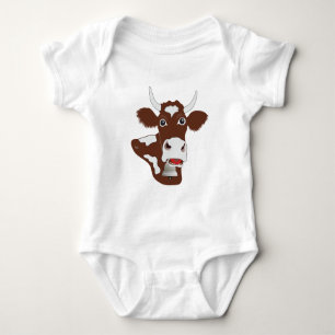 sweet simmenthal cow Baby Body Bodysuit