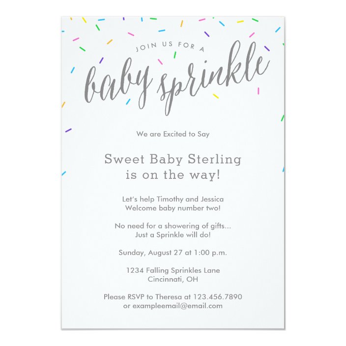 simple baby shower invitations