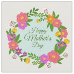 Sweet Simple Mother's Day Wreath Fabric